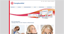Desktop Screenshot of dhu-meine-homoeopathie.de