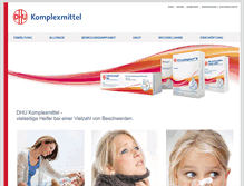 Tablet Screenshot of dhu-meine-homoeopathie.de